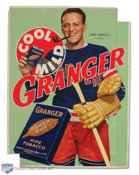 Lynn Patrick Circa 1940s Granger Pipe Tobacco Ad Collection of 2