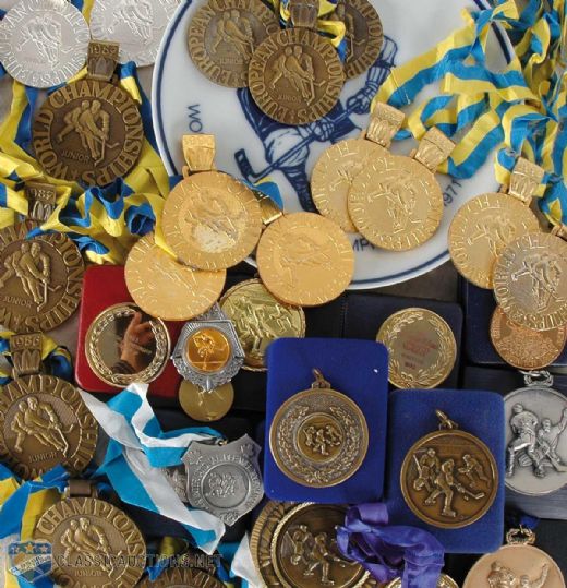 Massive International Hockey Medal Collection of 31