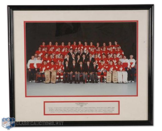 1987 & 1991 Canada Cup Team Canada Framed Presentation Photos