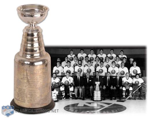 Clark Gillies 1982-83 New York Islanders Stanley Cup Championship Trophy