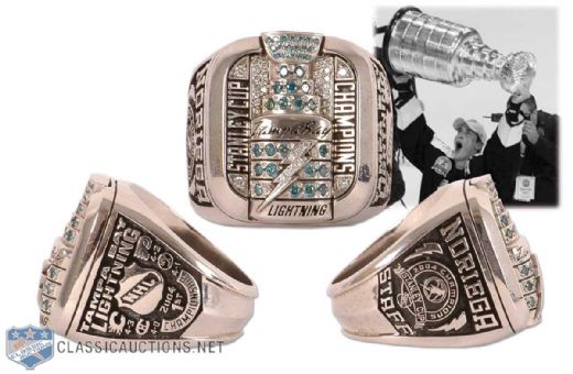 2004 Tampa Bay Lightning Stanley Cup Championship Ring