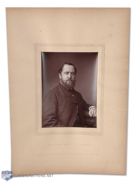 Rare 1881 Cabinet Photo of Lord Stanley