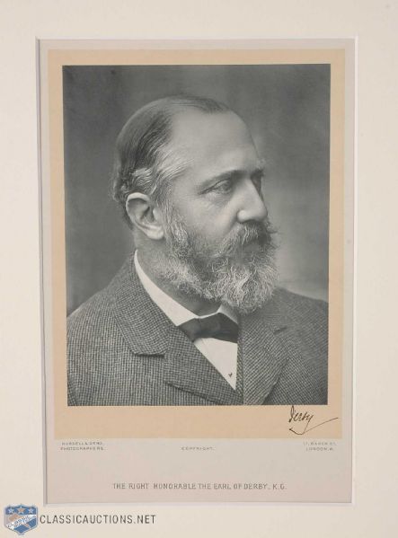 1895 Lord Stanley Cabinet Photograph