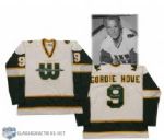 Gordie Howe Autographed 1977-78 New England Whalers Game Worn Photo Matched Jersey