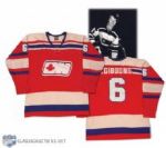 1972-73 Brian Gibbons WHA Ottawa Nationals Game Worn Jersey