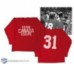 1972 Canada-Russia Summit Series Red Practice Jersey