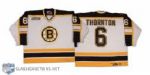 1999-2000 Joe Thornton Boston Bruins Game Worn Jersey Photo Matched!