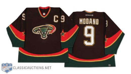 2003-04 Mike Modano Dallas Stars Game Worn Third Jersey