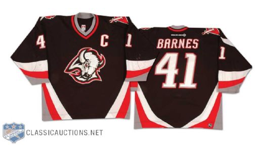 2002-03 Stu Barnes Buffalo Sabres Game Worn Jersey