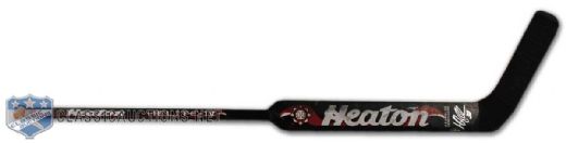 1996-97 Martin Brodeur Autographed Game Used Heaton Stick