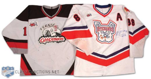 2004-06 KIHL Game Worn Jerseys Collection of 2