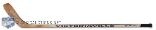 Mike Gartner Autographed Victoriaville Game Used Stick
