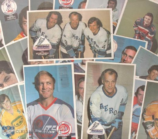 1973-74 O-Pee-Chee WHA Complete Poster Set of 20