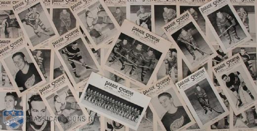 Early-1940s Parade Sportive Photograph Collection of 48