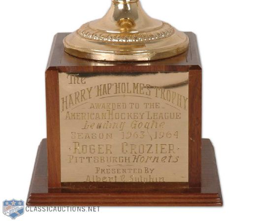 1960s Roger Crozier AHL Trophy Collection of 2