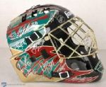 Minnesota Wild 2008/2009 Team Signed Full Size Goalie Mask