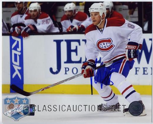 Mike Komisarek Autographed Montreal Canadiens 8x10 Photograph