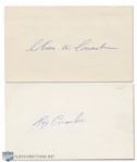 Charlie and Roy Conacher Autograph Collection of 2