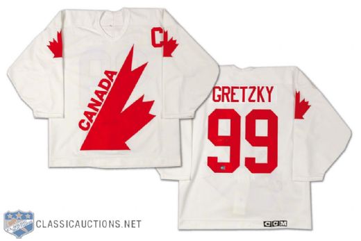 Wayne Gretzky 1987 Canada Cup Autographed Jersey