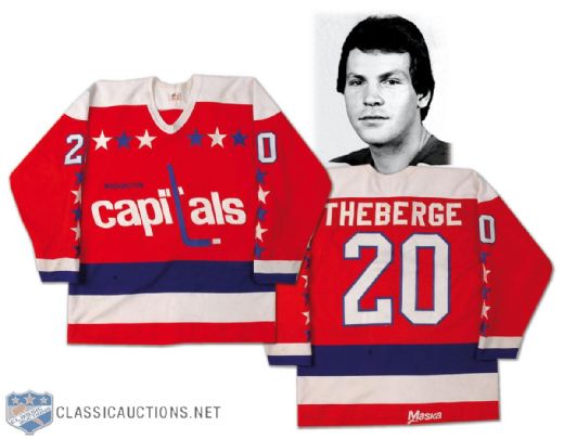1981-82 Greg Theberge Washington Capitals Game Worn Jersey