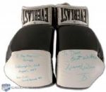 1987 Lennox Lewis Autographed Fight Worn Gloves
