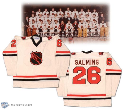 Borje Salmings 1979 Challenge Cup Game Worn Jersey