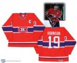 Borje Salming & Larry Robinson Collection of 2, Featuring Robinsons Photo Matched 1986-87 Montreal Canadiens Game Worn Captains Jersey