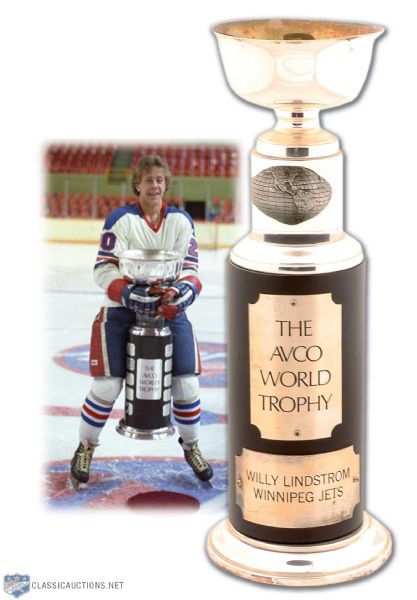 Willy Lindstrom 1978-79 Winnipeg Jets Avco Cup Championship Trophy