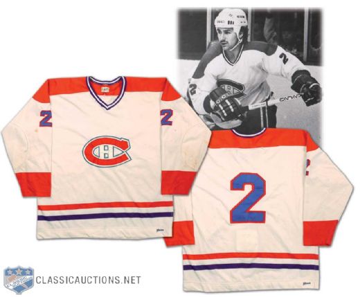 1979-80 Gaston Gingras Montreal Canadiens Game Worn Jersey