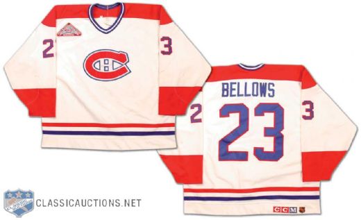 1992-93 Brian Bellows Montreal Canadiens Game Worn Jersey