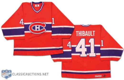 1997-99 Jocelyn Thibault Montreal Canadiens Game Worn Jersey