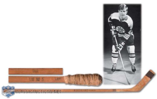 1966-67 Bobby Orr Rookie Northland Game Used Stick