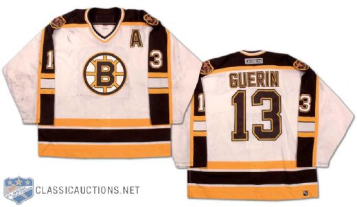 2000-01 Bill Guerin Boston Bruins Game Worn Jersey