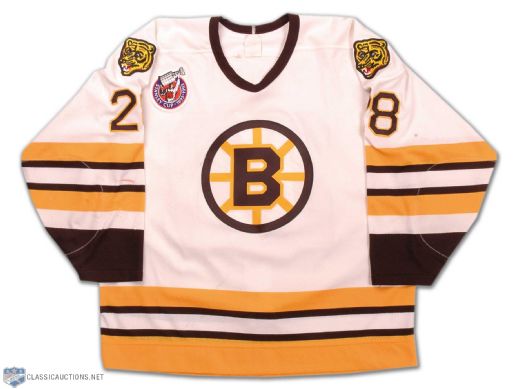 1992-93 Gord Murphy Boston Bruins Game Worn Jersey