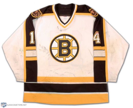 2000-01 Sergei Samsonov Boston Bruins Game Worn Jersey