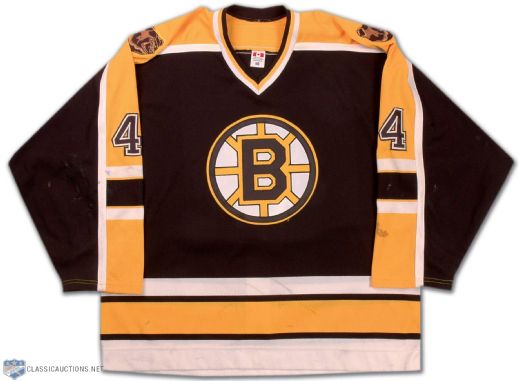 2001-02 Nick Boynton Boston Bruins Game Worn Jersey