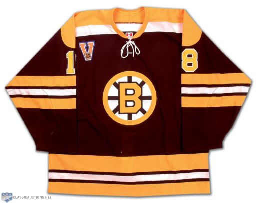 2003-04 Ian Moran Vintage Boston Bruins Game Worn Jersey