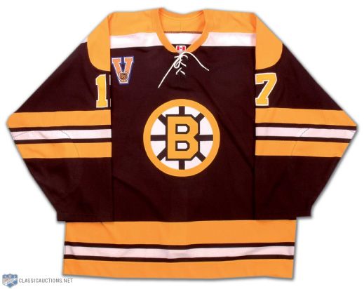 2003-04 Rob Zamuner Boston Bruins Vintage Game Worn Jersey