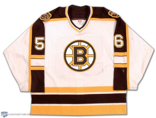 2003-04 Doug Doull Boston Bruins Game Worn Rookie Jersey