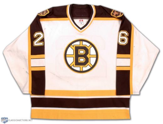 2005-06 Brad Boyes Boston Bruins Game Worn Jersey