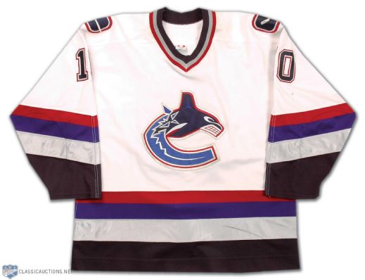 2003-04 Brad May Vancouver Canucks Game Worn Jersey