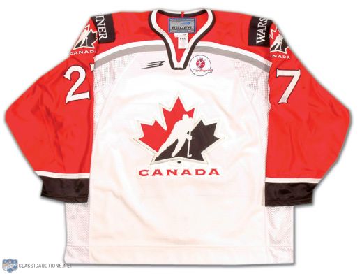 Glen Murray 1998 World Championships Team Canada Game Worn Jersey