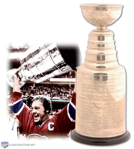 1967-68 Montreal Canadiens Stanley Cup Championship Trophy Presented to Yvan Cournoyer (13")