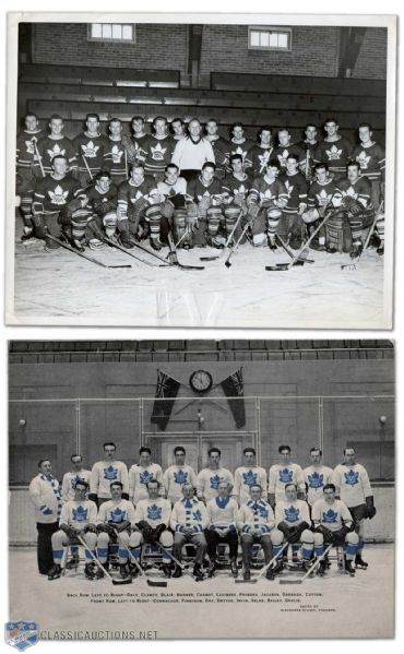 1931-32 & 1946-47 Toronto Maple Leafs Team Photo Collection of 2