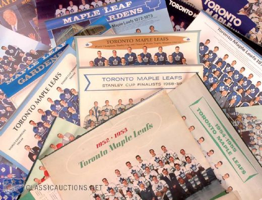 Massive Toronto Maple Leafs Calendar Collection of 18 Plus