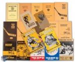 Boston Bruins Original Six Era Media Guide Collection of 19, Including 1926-27 and 1927-28