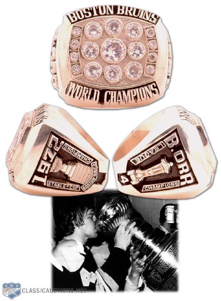 Bobby Orr 1972 Boston Bruins Replica Stanley Cup Ring