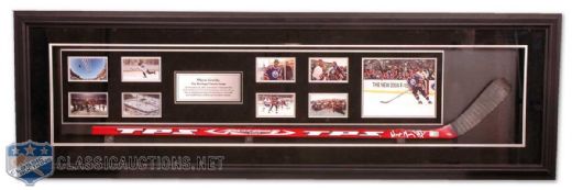 2003 Wayne Gretzky Heritage Classic Game Signed Stick