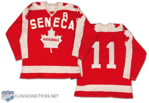 1976-77 Seneca Nationals Junior B Game Worn Jersey (Gretzkys Year!)