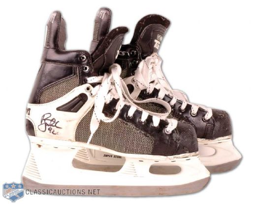 Rick Tocchet 1992 Pittsburgh Penguins Game Used Skates